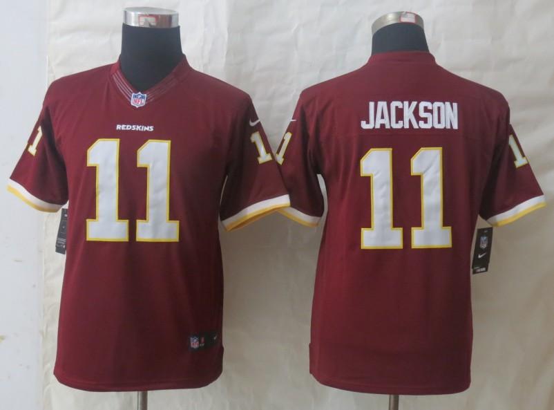 Kids Nike New Washington Redskins 11 DeSean Jackson Red Limited NFL Jerseys Cheap