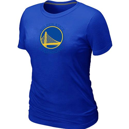 Cheap NBA Golden State Warriors Big & Tall Primary Logo Blue Women's T-Shirt