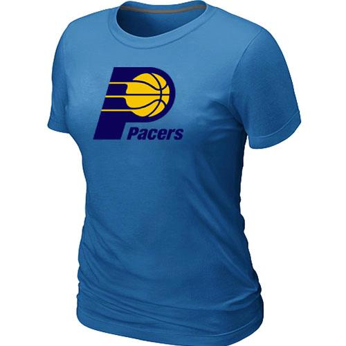 Cheap NBA Indiana Pacers Big & Tall Primary Logo L.blue Women's T-Shirt