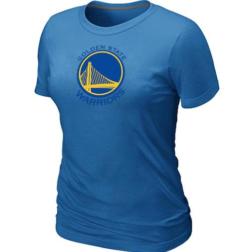 Cheap NBA Golden State Warriors Big & Tall Primary Logo L.blue Women's T-Shirt