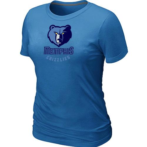 Cheap NBA Memphis Grizzlies Big & Tall Primary Logo L.blue Women's T-Shirt