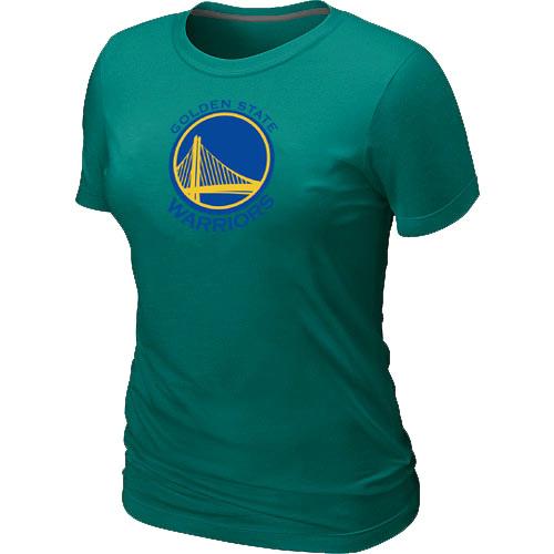 Cheap NBA Golden State Warriors Big & Tall Primary Logo L.Green Women's T-Shirt