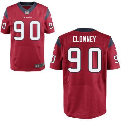 Nike Houston Texans 90 Jadeveon Clowney Red Elite NFL Jerseys Cheap