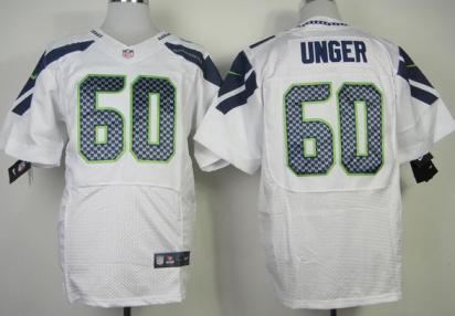 Nike Seattle Seahawks #60 Max Unger Elite White NFL Jerseys Cheap
