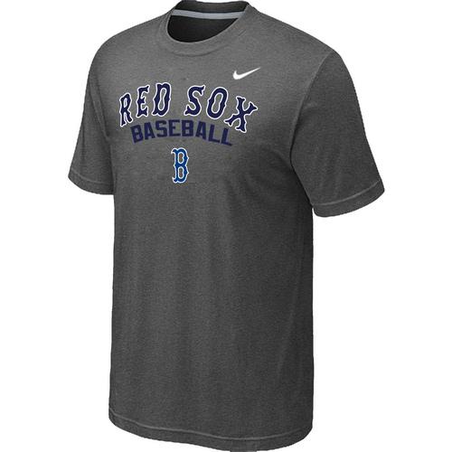 Nike MLB Boston Red Sox 2014 Home Practice T-Shirt - Dark Grey Cheap
