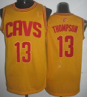 Cleveland Cavaliers 13 Tristan Thompson Yellow Revolution 30 NBA Jerseys Cheap