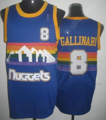 Denver Nuggets 8 Danilo Gallinari Blue Revolution 30 NBA Jerseys Cheap
