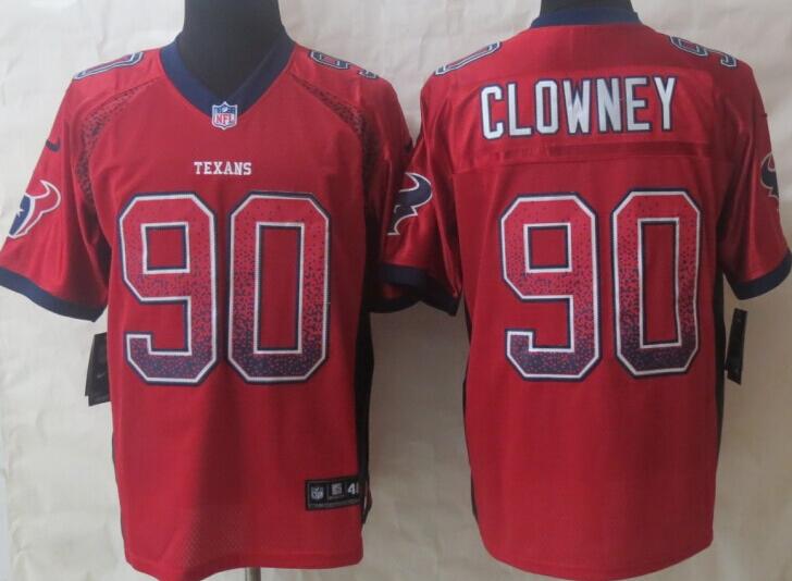 Nike Houston Texans 90 Jadeveon Clowney Red Drift Fashion Elite NFL Jerseys Cheap
