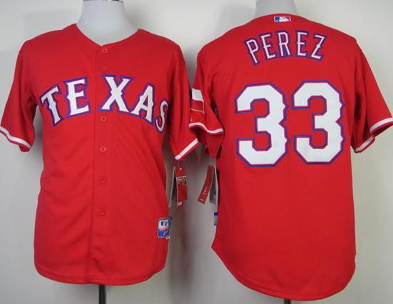 Texas Rangers 33 Martin Perez Red Cool Base MLB Jerseys Cheap