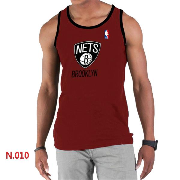 NBA Brooklyn Nets Big & Tall Primary Logo Red Tank Top Cheap
