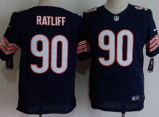Nike Chicago Bears 90 Ratliff Blue Elite NFL Jerseys Cheap