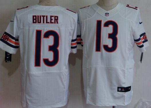 Nike Chicago Bears 13 Brice Butler White Elite NFL Jerseys Cheap