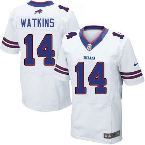 Nike Buffalo Bills #14 Sammy Watkins White Elite NFL Jersey Cheap