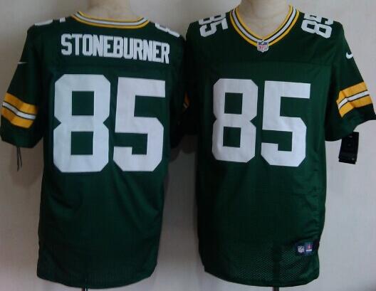 Nike Green Bay Packers 85 Jake Stoneburner Green Elite NFL Jerseys Cheap