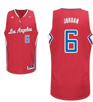 Los Angeles Clippers 6 Deandre Jordan Red Revolution 30 Swingman NBA Jerseys Cheap