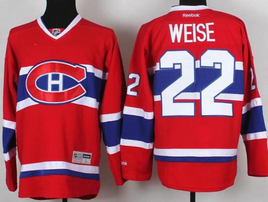 Montreal Canadiens 22 Dale Weise Red NHL Hockey Jerseys Cheap