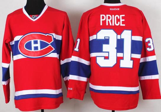 Montreal Canadiens 31 Carey Price Red NHL Hockey Jerseys Cheap