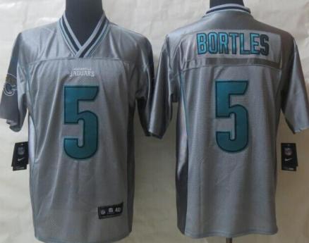 Nike Jacksonville Jaguars #5 Blake Bortles Grey Vapor Elite NFL Jerseys Cheap