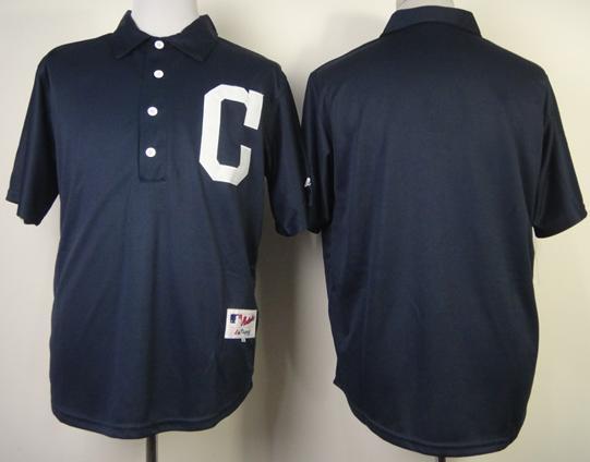 Cleveland Indians Blank 1902 Turn Back The Clock Blue MLB Jerseys Cheap