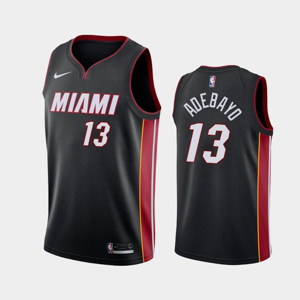 Nike Miami Heat #13 Bam Adebayo Black NBA Swingman Icon Edition Jersey