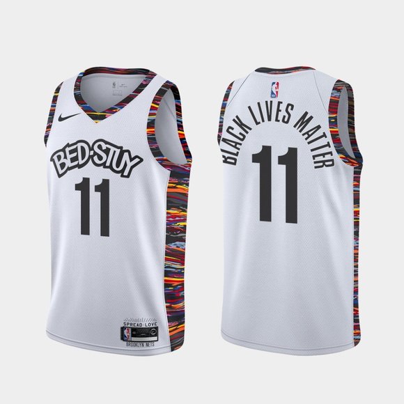 Brooklyn Nets #11 Kyrie Irving BLM 2020 Jersey City