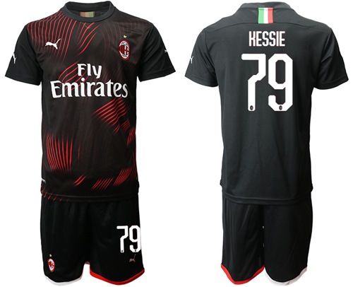 AC Milan #79 Hessie Third Soccer Club Jersey