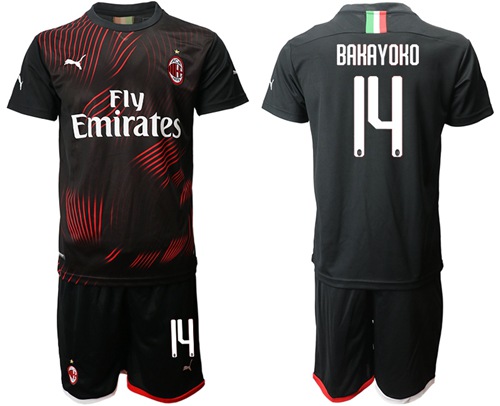 AC Milan #14 Bakayoko Third Soccer Club Jersey