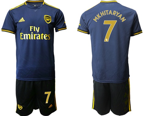 Arsenal #7 Mkhitaryan Third Soccer Club Jersey