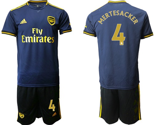 Arsenal #4 Mertesacker Third Soccer Club Jersey