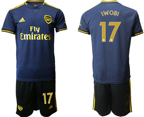 Arsenal #17 Iwobi Third Soccer Club Jersey