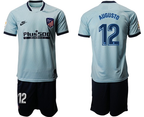 Atletico Madrid #12 Augusto Third Soccer Club Jersey