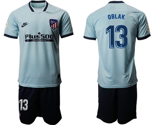 Atletico Madrid #13 Oblak Third Soccer Club Jersey