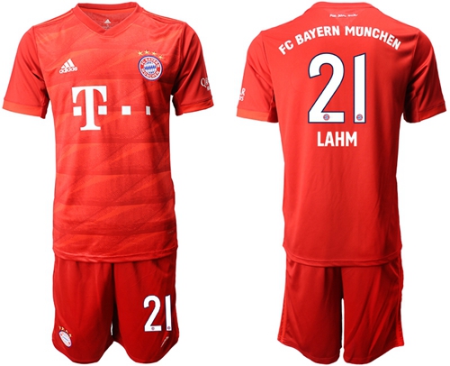 Bayern Munchen #21 Lahm Home Soccer Club Jersey