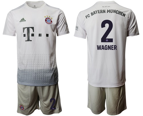 Bayern Munchen #2 Wagner Away Soccer Club Jersey