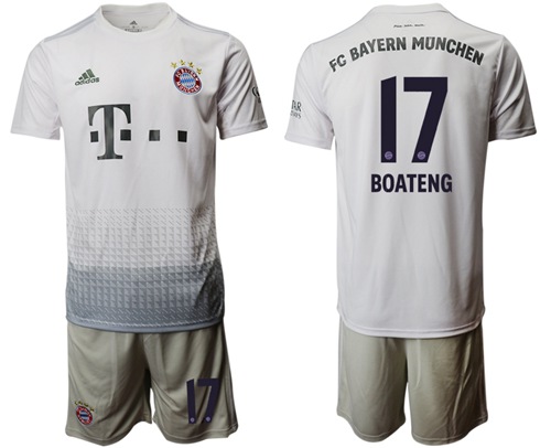 Bayern Munchen #17 Boateng Away Soccer Club Jersey