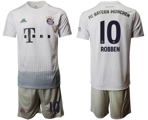 Bayern Munchen #10 Robben Away Soccer Club Jersey