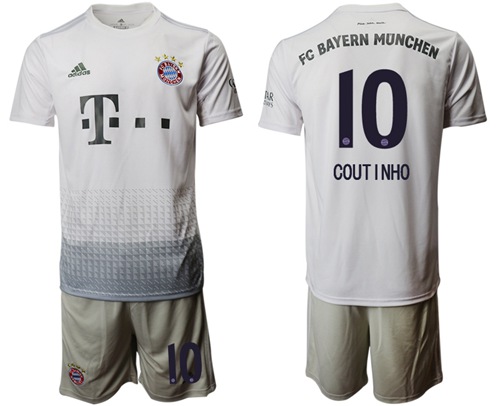 Bayern Munchen #10 Coutinho Away Soccer Club Jersey