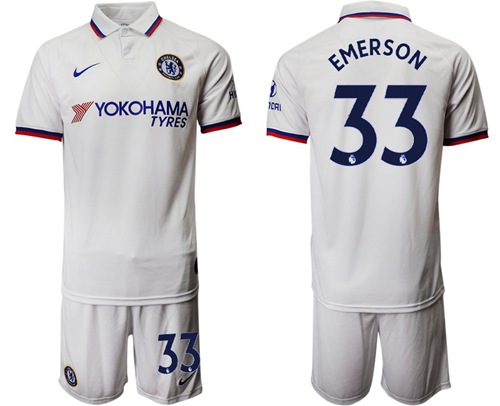 Chelsea #33 Emerson Away Soccer Club Jersey