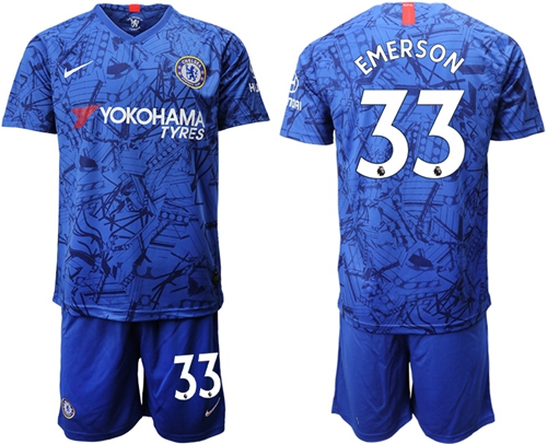 Chelsea #33 Emerson Home Soccer Club Jersey
