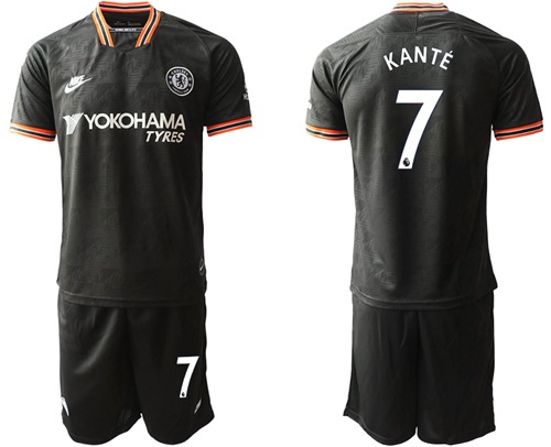 Chelsea #7 Kante Third Soccer Club Jersey