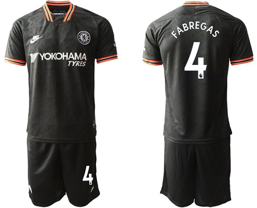 Chelsea #4 Fabregas Third Soccer Club Jersey
