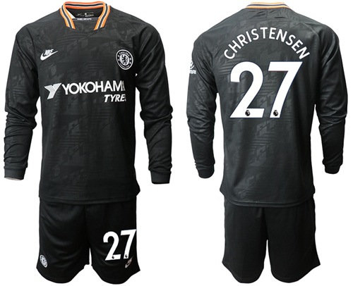 Chelsea #27 Christensen Third Long Sleeves Soccer Club Jersey