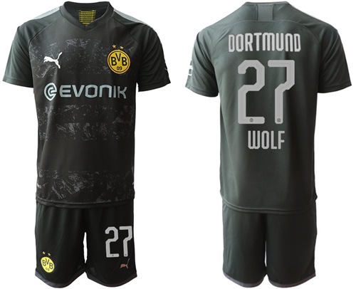 Dortmund #27 Wolf Away Soccer Club Jersey