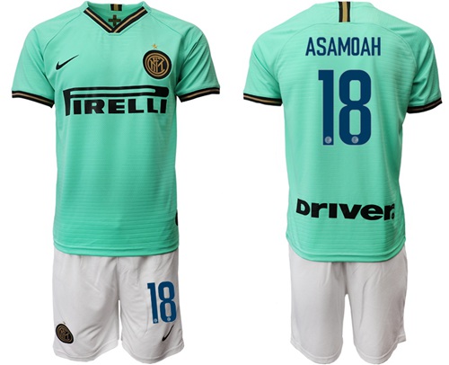 Inter Milan #18 Asamoah Away Soccer Club Jersey