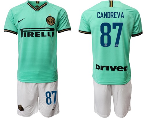 Inter Milan #87 Candreva Away Soccer Club Jersey