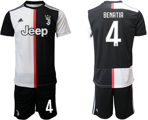 Juventus #4 Benatia Home Soccer Club Jersey