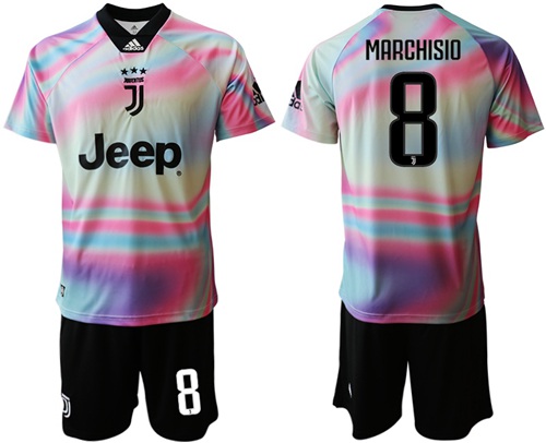 Juventus #8 Marchisio Anniversary Soccer Club Jersey
