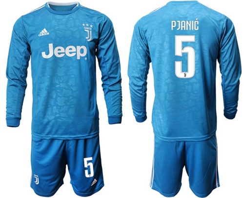 Juventus #5 Pjanic Third Long Sleeves Soccer Club Jersey