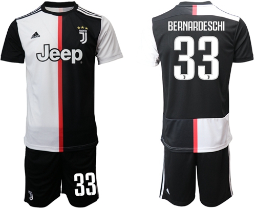 Juventus #33 Bernardeschi Home Soccer Club Jersey