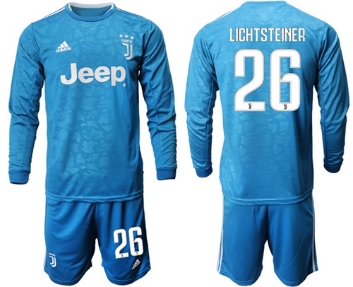 Juventus #26 Lichtsteiner Third Long Sleeves Soccer Club Jersey